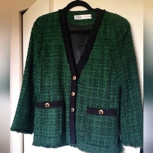 Zara tweed jacket